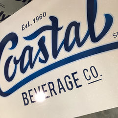 Vinyl on Aluminum Sign