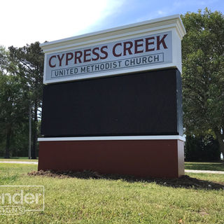 Cypress Creek Church Sign