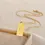 Miniatura: Yellow Gold Constellation Stainless Steel Plating
