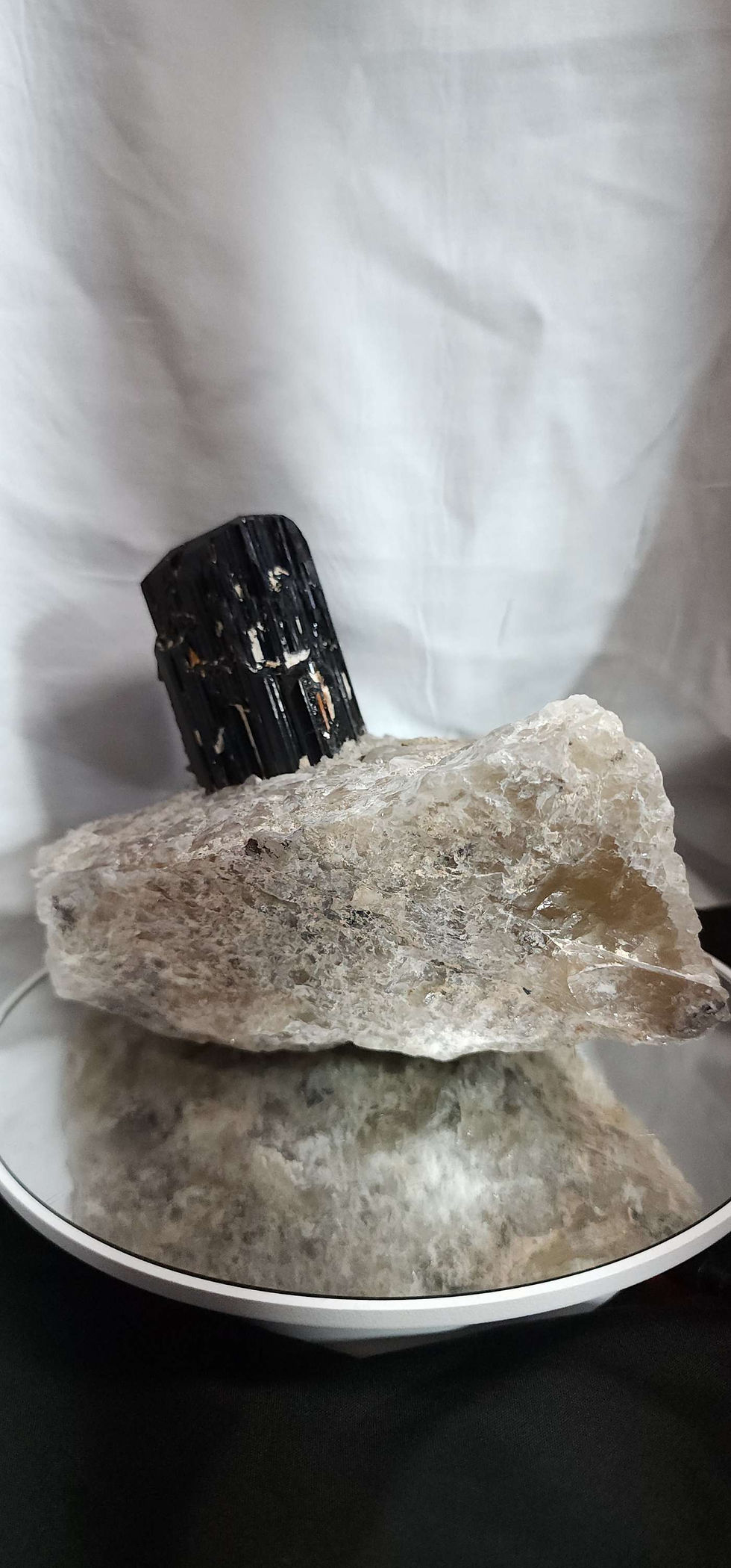 Thumbnail: Large Tourmaline on Quartz