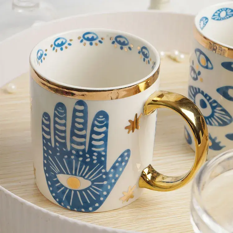Miniatura: Hand Evil Eye Porcelain Dishware