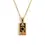 Miniatura: Tarot Pendants Necklace 18k Gold Plated Stainless Steel