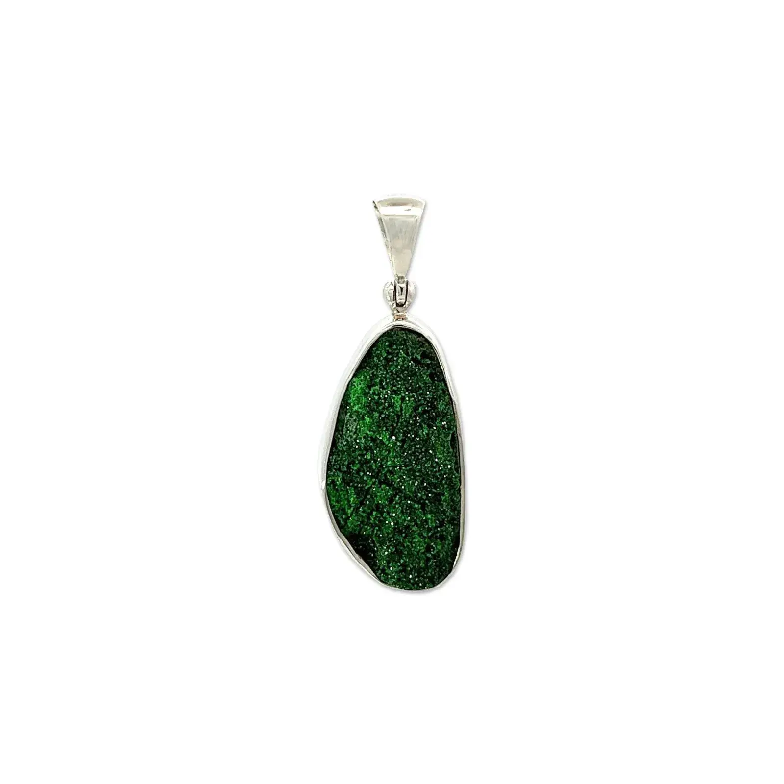 Uvarorvite Teardrop Pendant Sterlin Silver