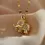 Miniatura: Jewelry Cute Elephant Titanium Steel Copper Zircon Gold Plated Plating Inlay Pen