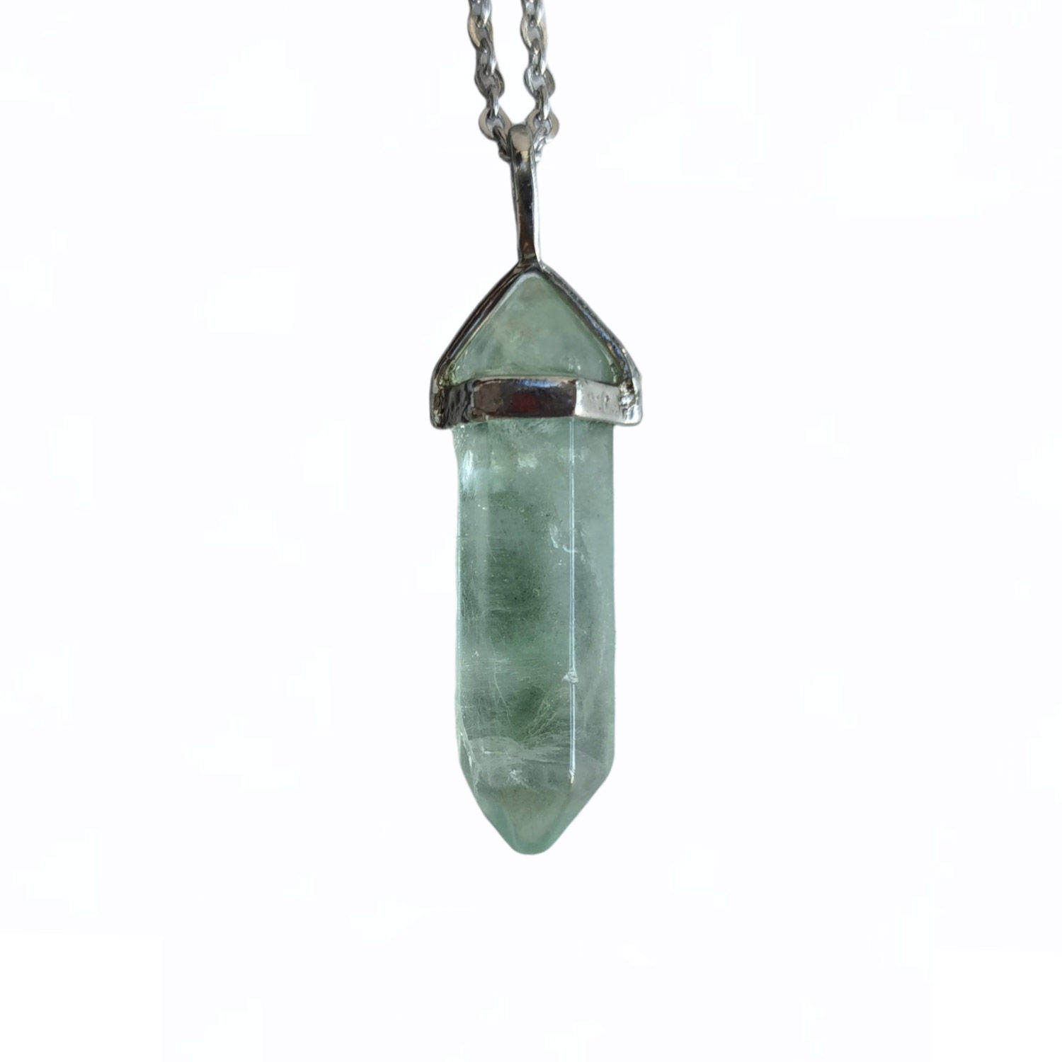 COLLAR HEX 4 CM FLUORITA