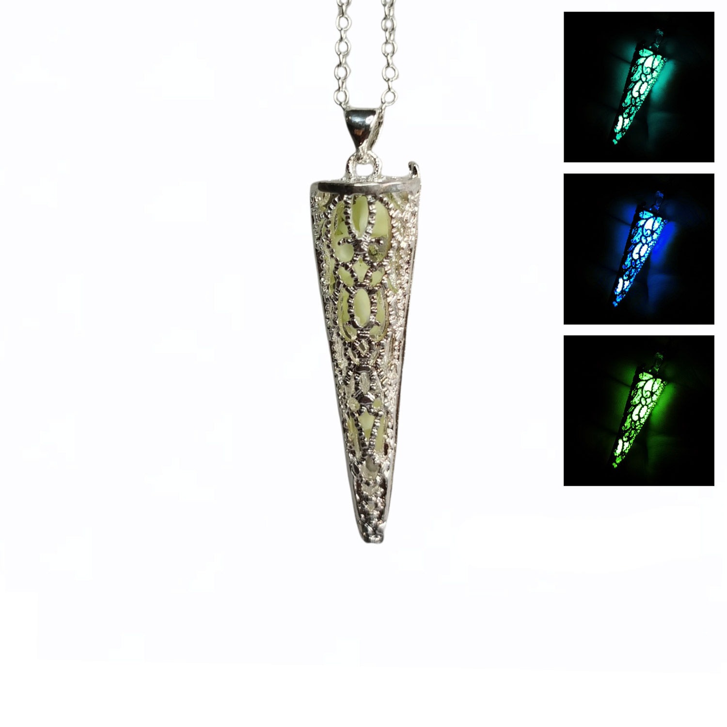 COLLAR LUMINISCENTE CONO