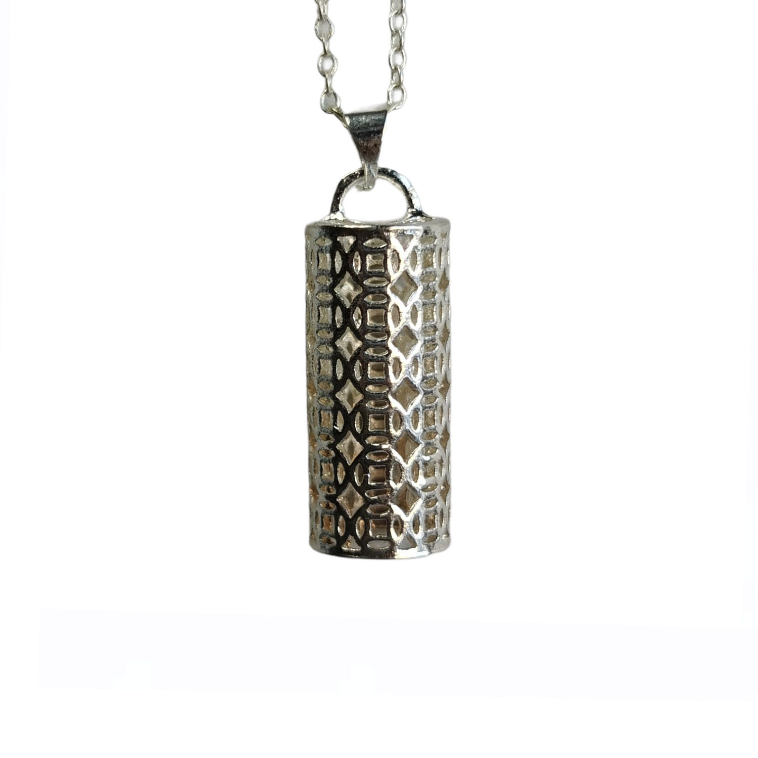 COLLAR LUMINISCENTE CILINDRO ARABESCO