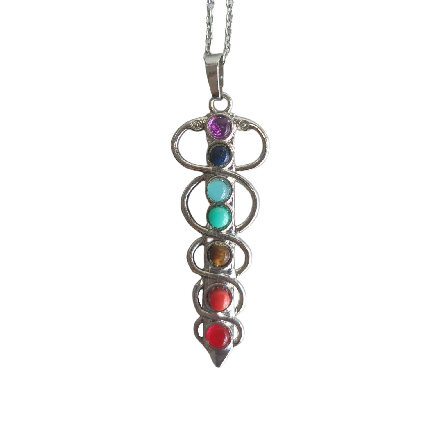 COLLAR CHAKRAS SERPIENTES