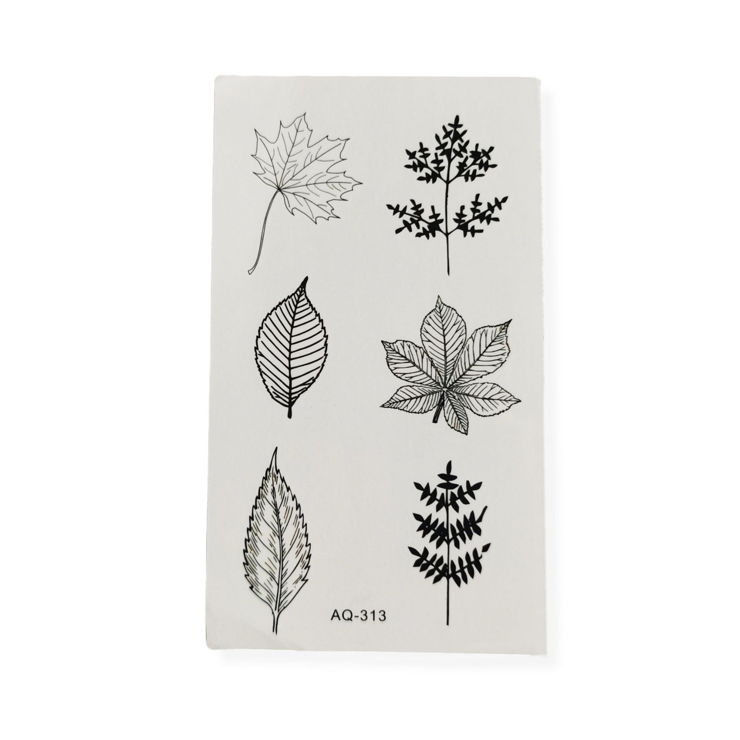 TATUAJE TEMPORAL LEAVES