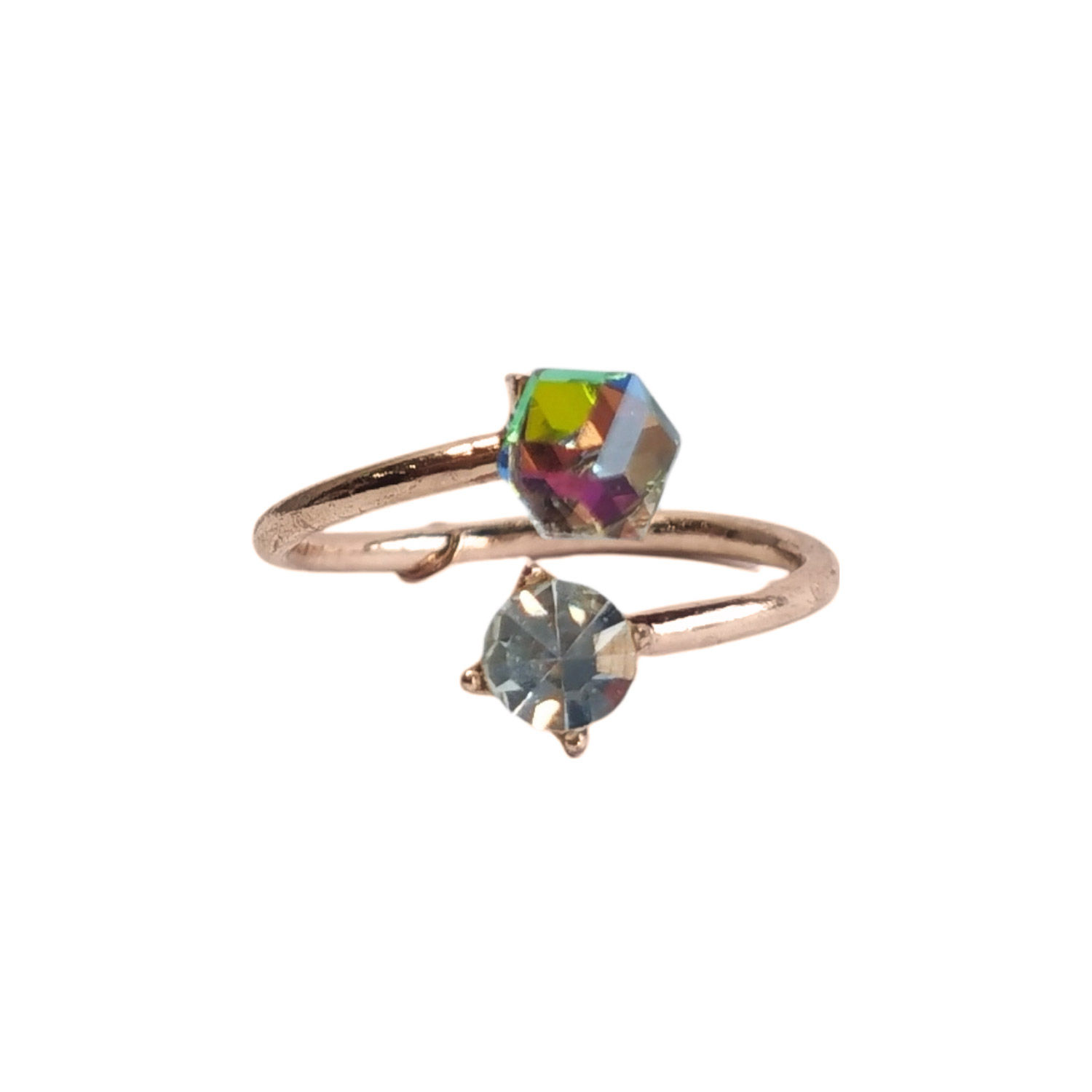 ANILLO DOBLE CRISTAL