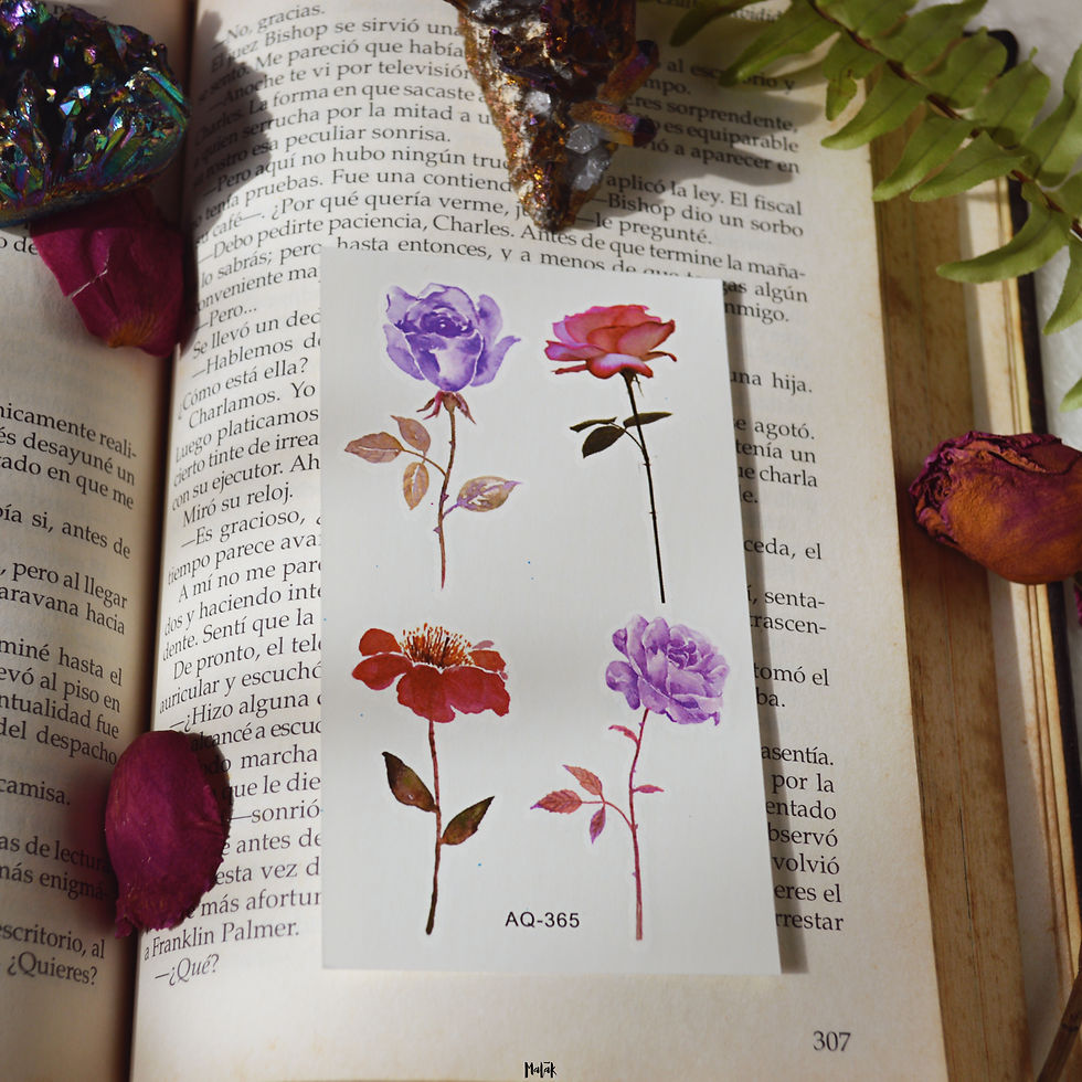 Miniatura: TATUAJE TEMPORAL FLORES