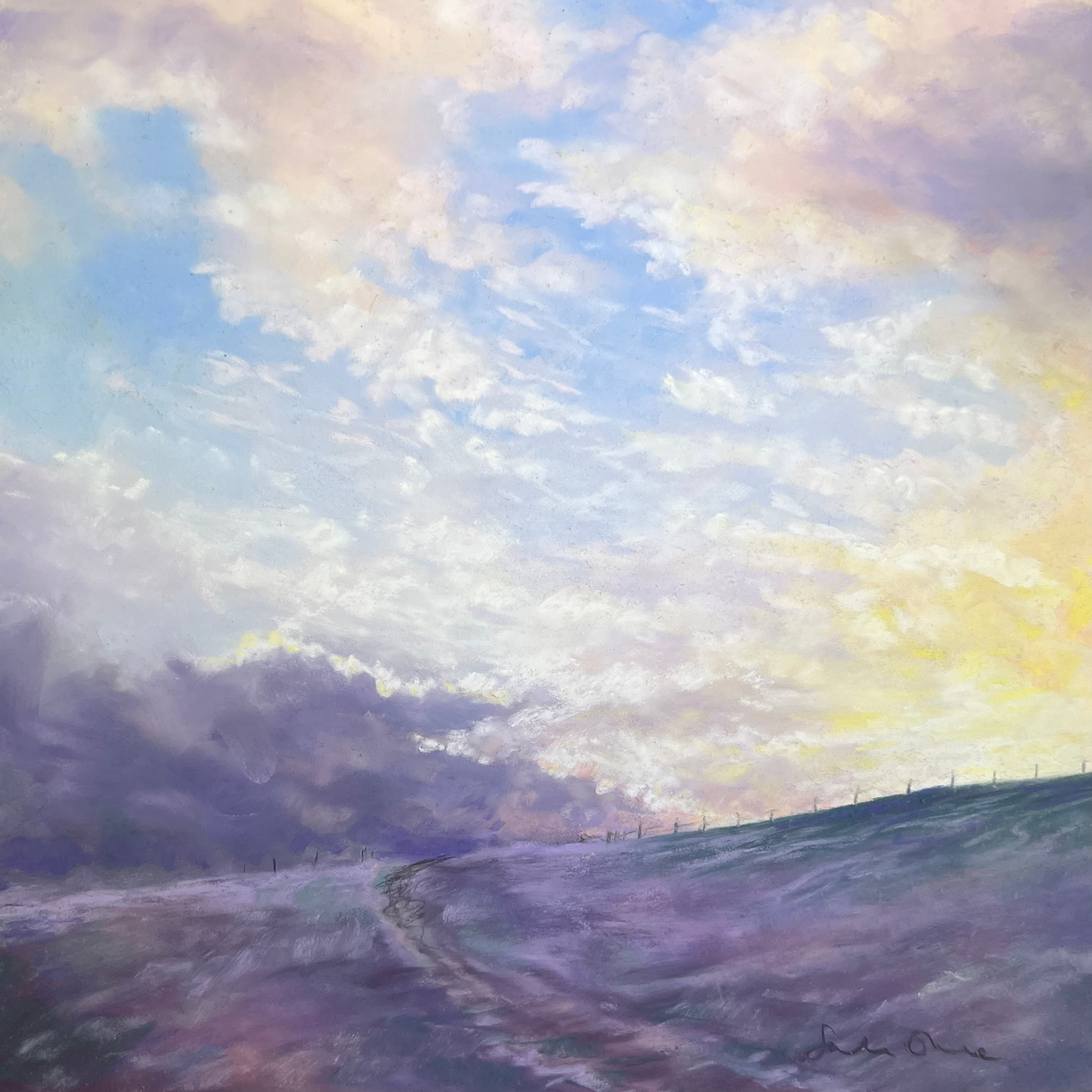 Evening on the track 