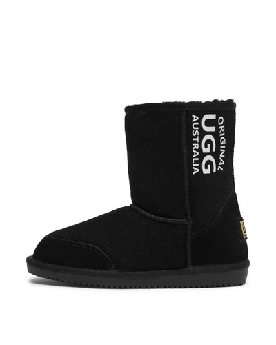 Original UGG Australia Black Classic Mid Plain Print | Original