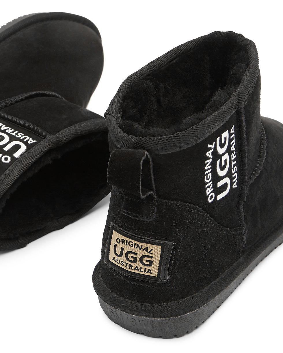 Thumbnail: Original UGG Australia Black Mini Plain Print