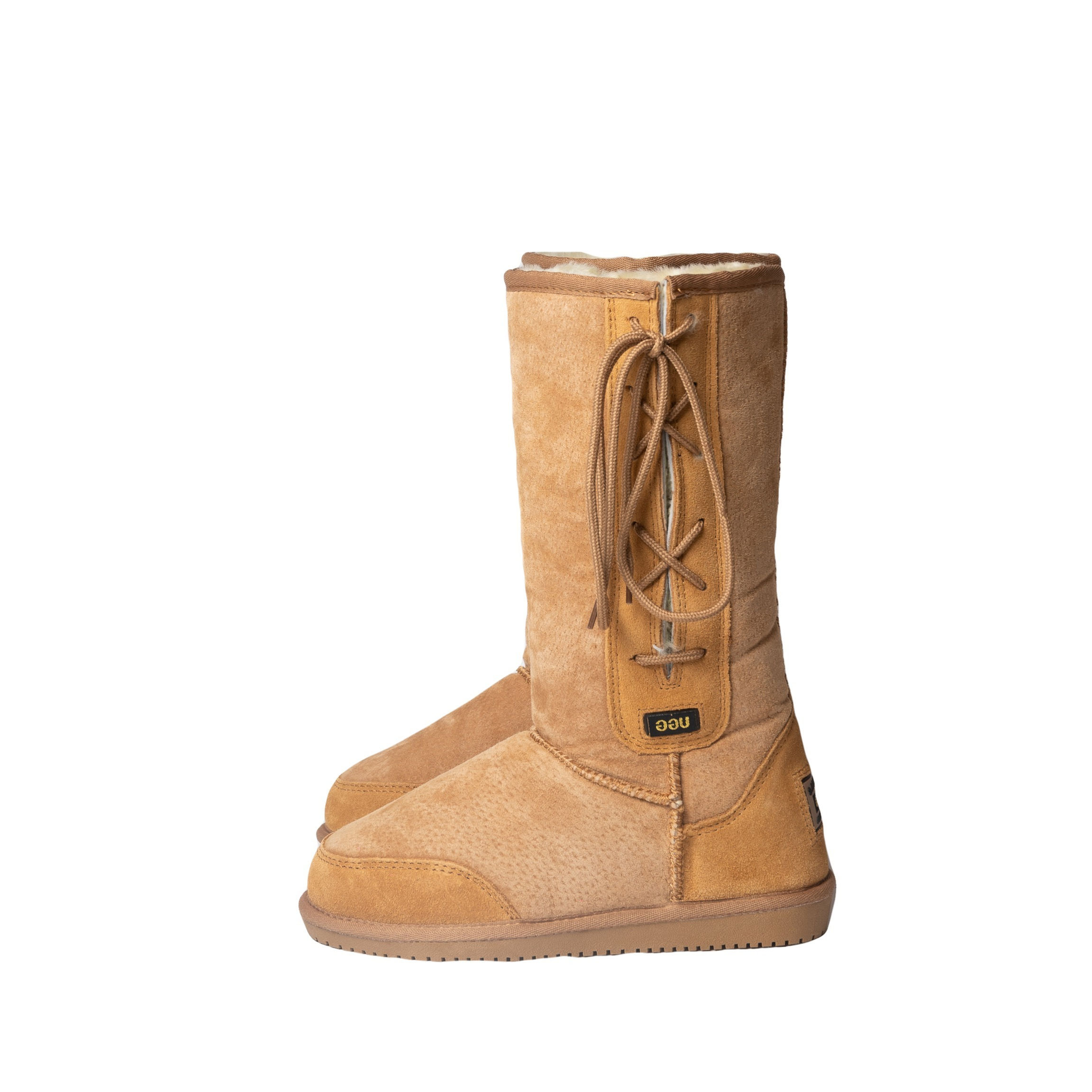 Long Sidelace Chestnut Classic