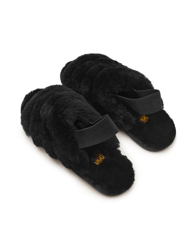 Fluffy Slides Ugg Fuzzy Slippers With Strap Original UGG Australia