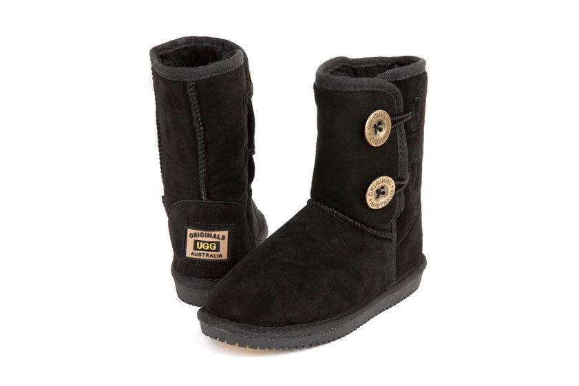Thumbnail: Original UGG Australia Black Mid 2 Button