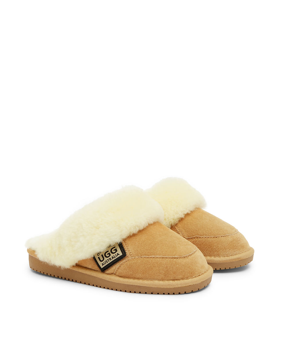Thumbnail: Original UGG Australia Chestnut Fluffy Scuffs