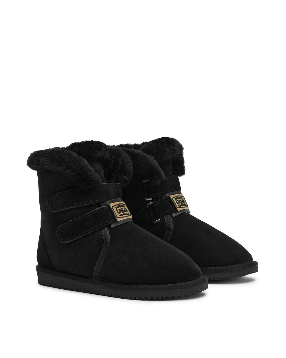 Thumbnail: Original UGG Australia Black Mid 2 Velcro
