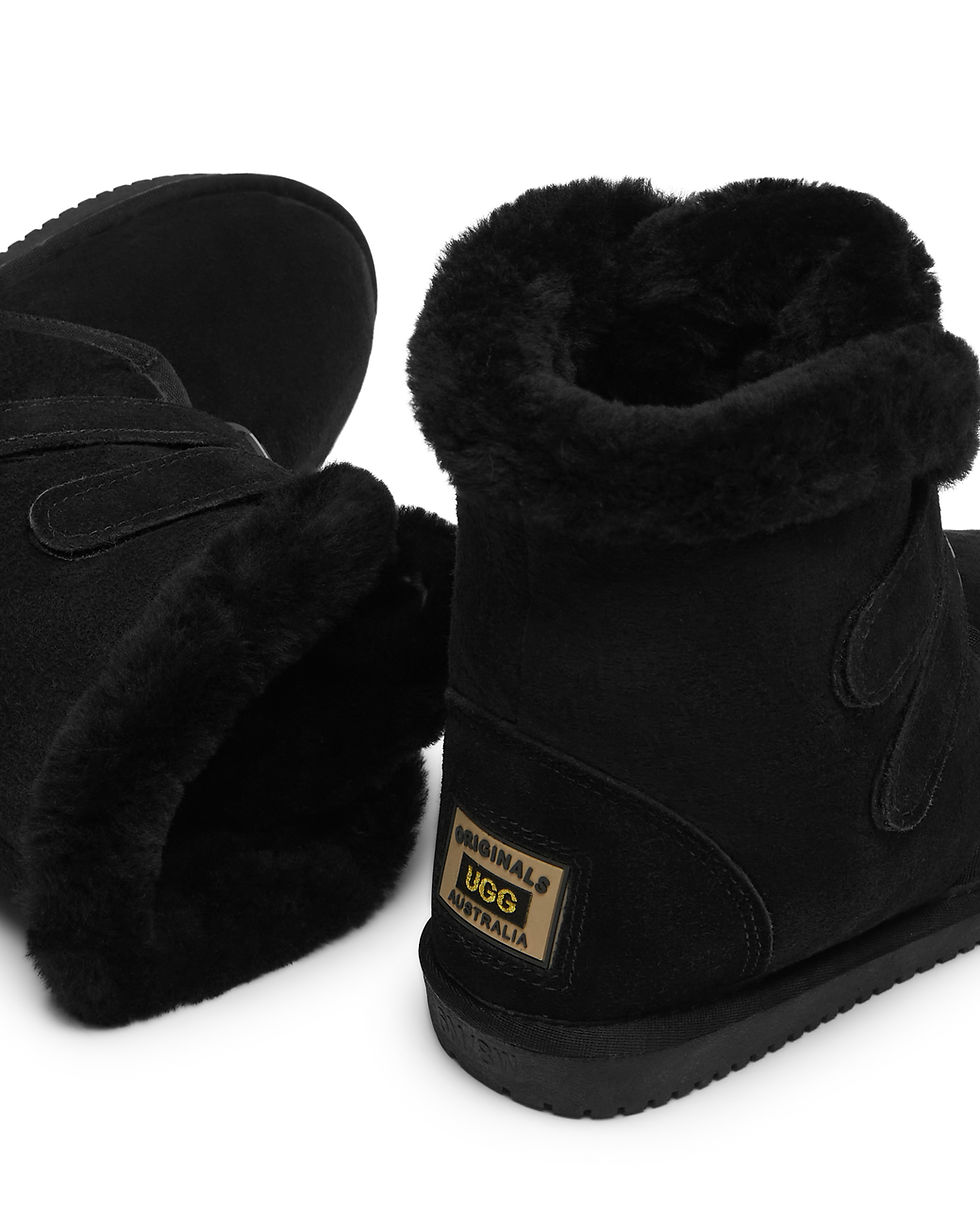 Thumbnail: Original UGG Australia Black Mid 2 Velcro