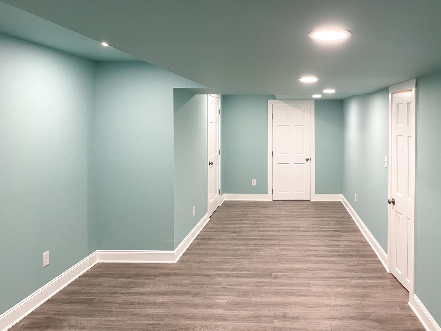 Basement Renovation with LVL flooring