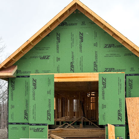 Garage under construction in Troy, NY