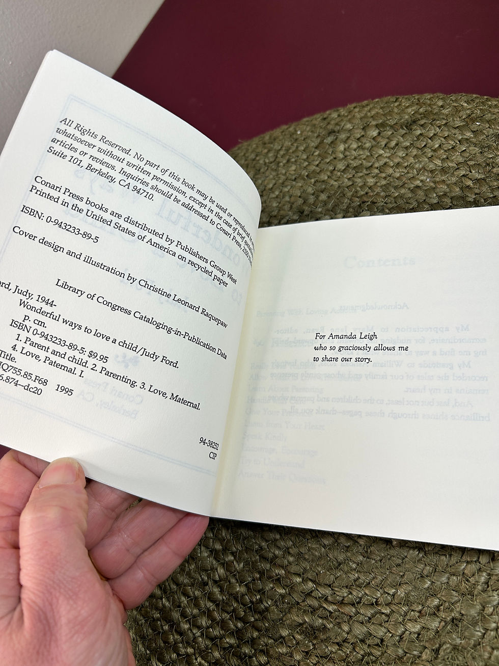 Thumbnail: Wonderful Ways To Love A Child by Judy Ford