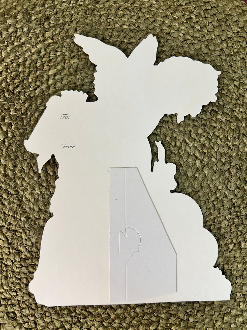 Thumbnail: Large Old Print Factory Cupid’s Message Valentine Card Stand-up