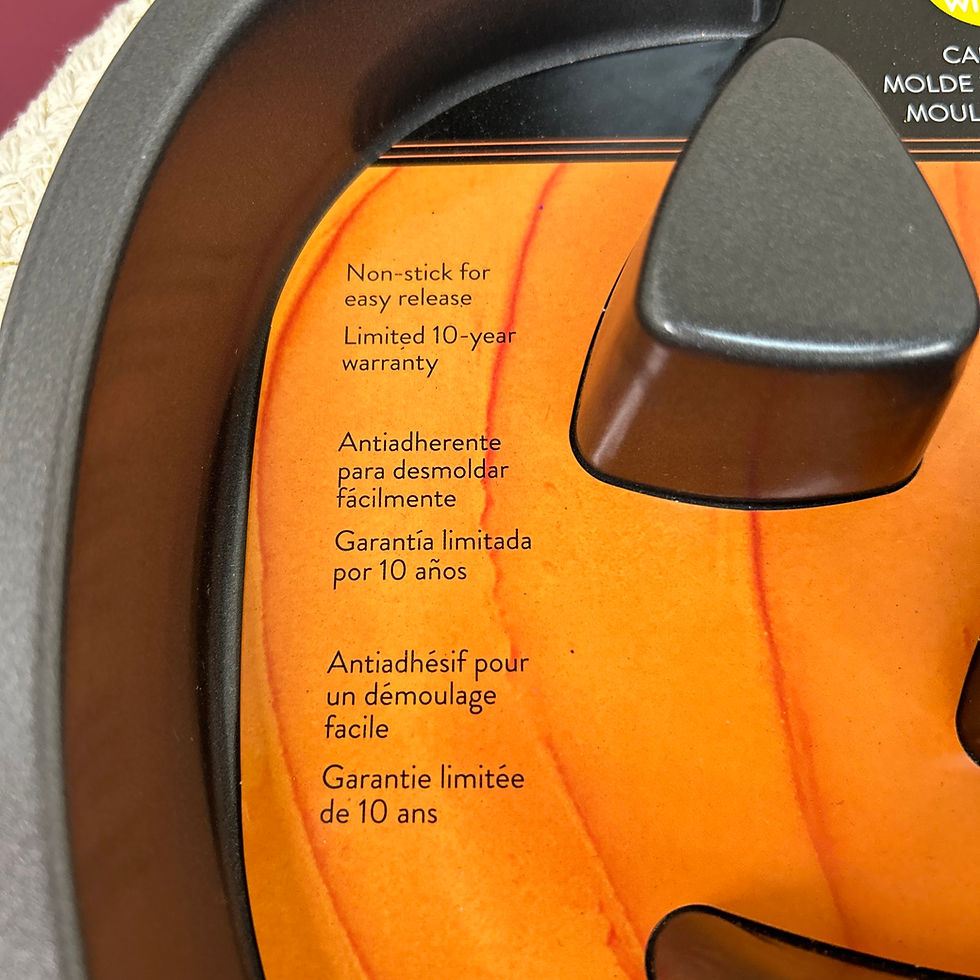 Thumbnail: Wilton Pumpkin Jack-o-Lantern Cake Pan Non-stick 11”