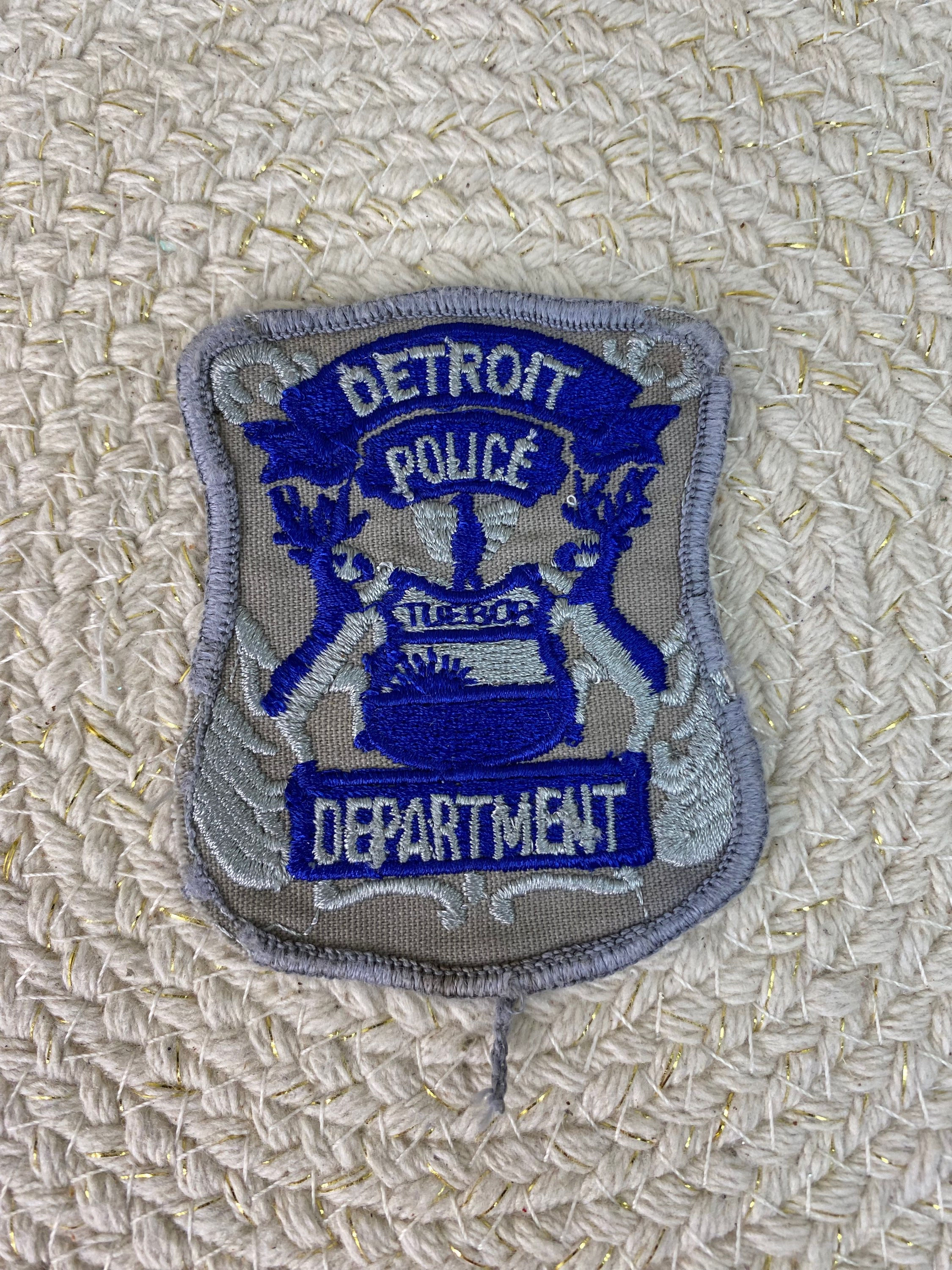 Vintage Detroit Police Department Uniform Patch