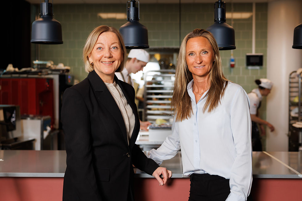 Satu Andersson, vd Gasometer och Hélène Kugelberg, vd Årets Kock. Foto: Cortado Visuals