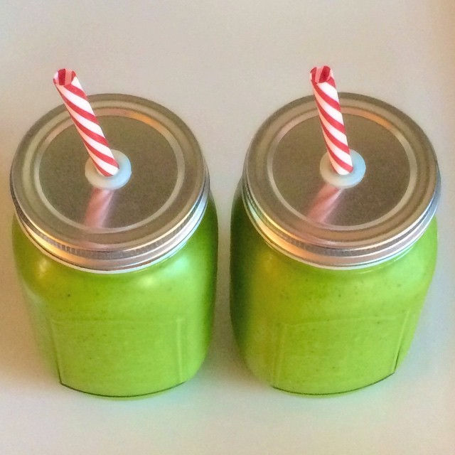 Instagram - Green to go! Mango, cucumber, spinach and mint!