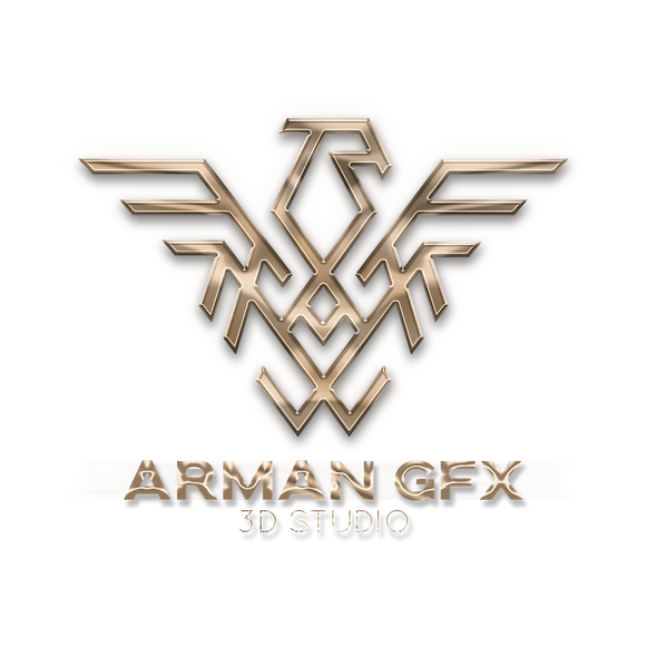 Logo ArmanGfx 3Dstudio