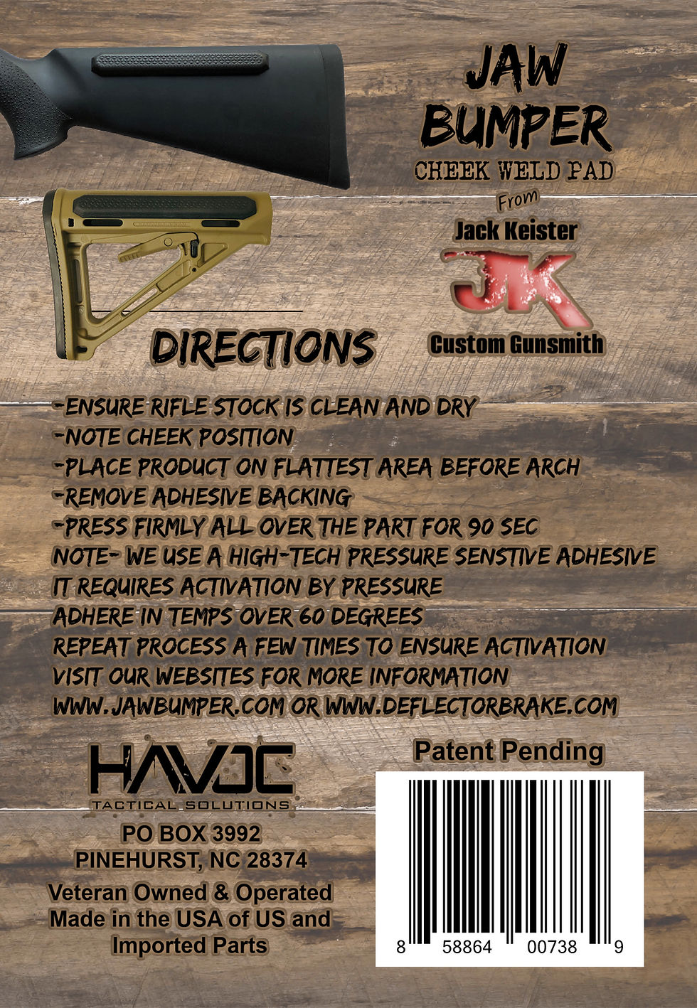 Thumbnail: Jaw Bumper Cheek Weld Pad