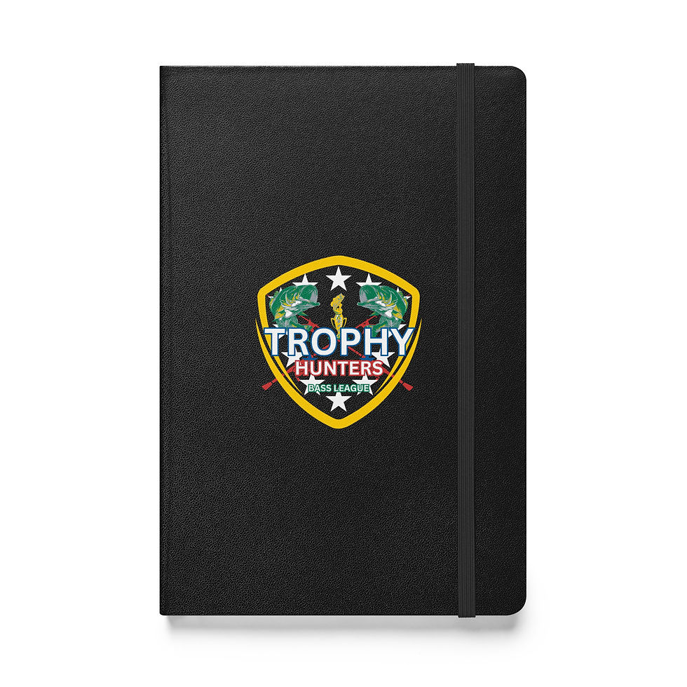 Trophy Hunters Bass League Hardcover Bound Notebook
