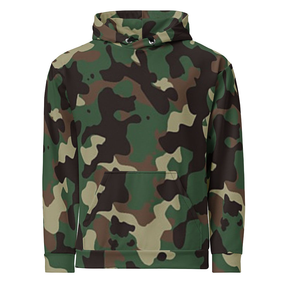 Trophy Woodland Camo Unisex Hoodie