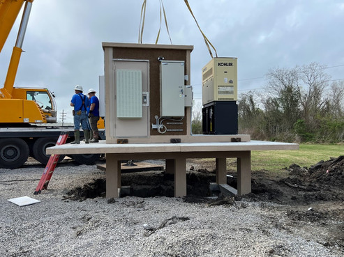 Equipment installed onto the Modular Platforms
