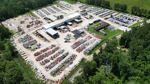 Drone footage of Gainey's Plant