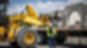 A contractor loading off precast onto construction site