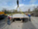 Installation of Custom Precast Modular Platform