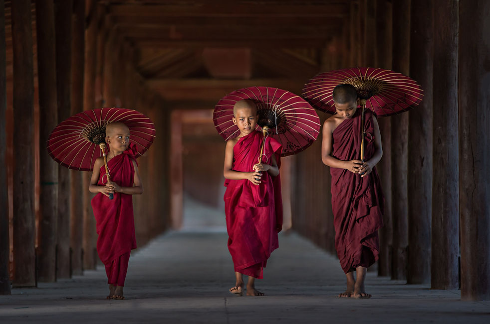 Young Buddhist Monks
