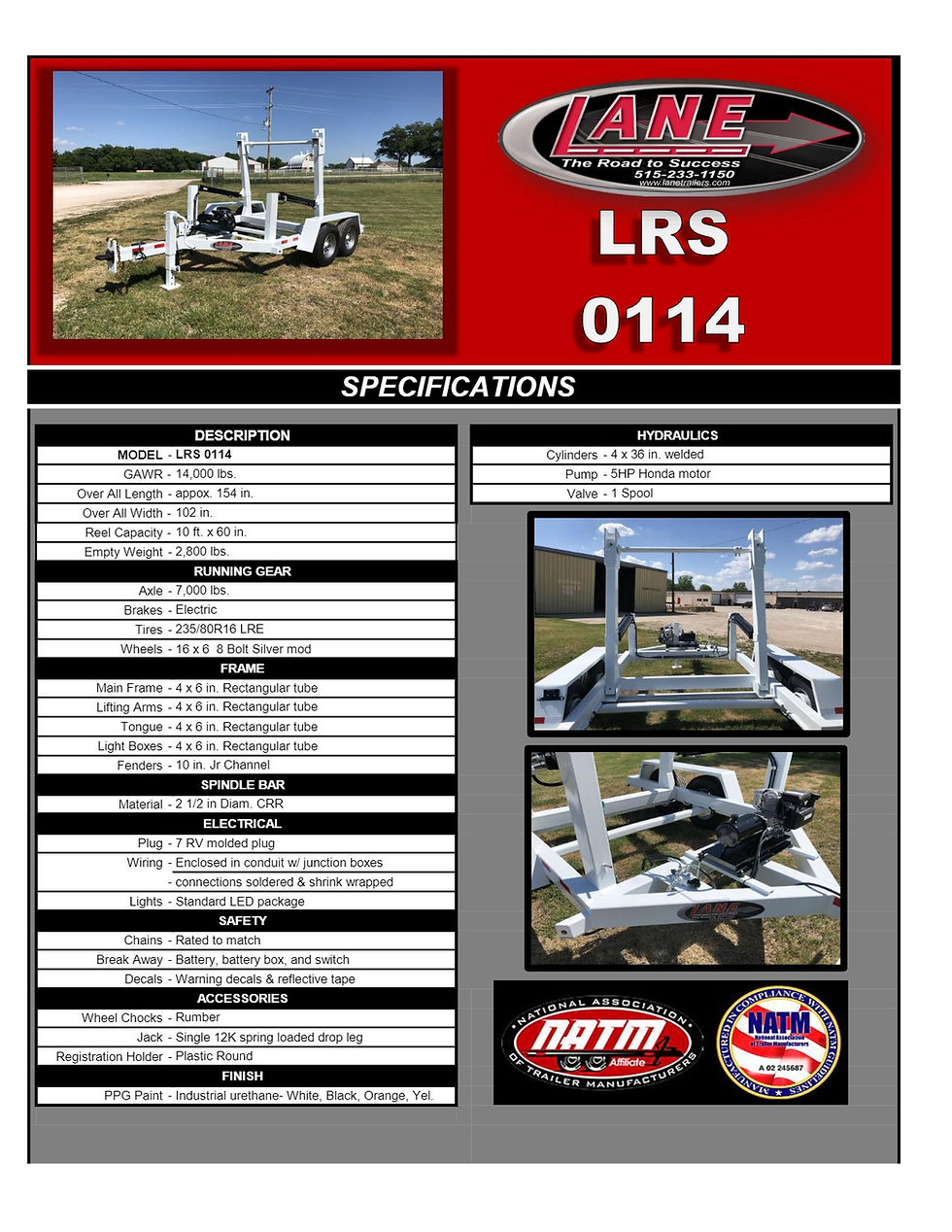 Miniatura: LRS 0114 | Self-Loading Reel Trailer