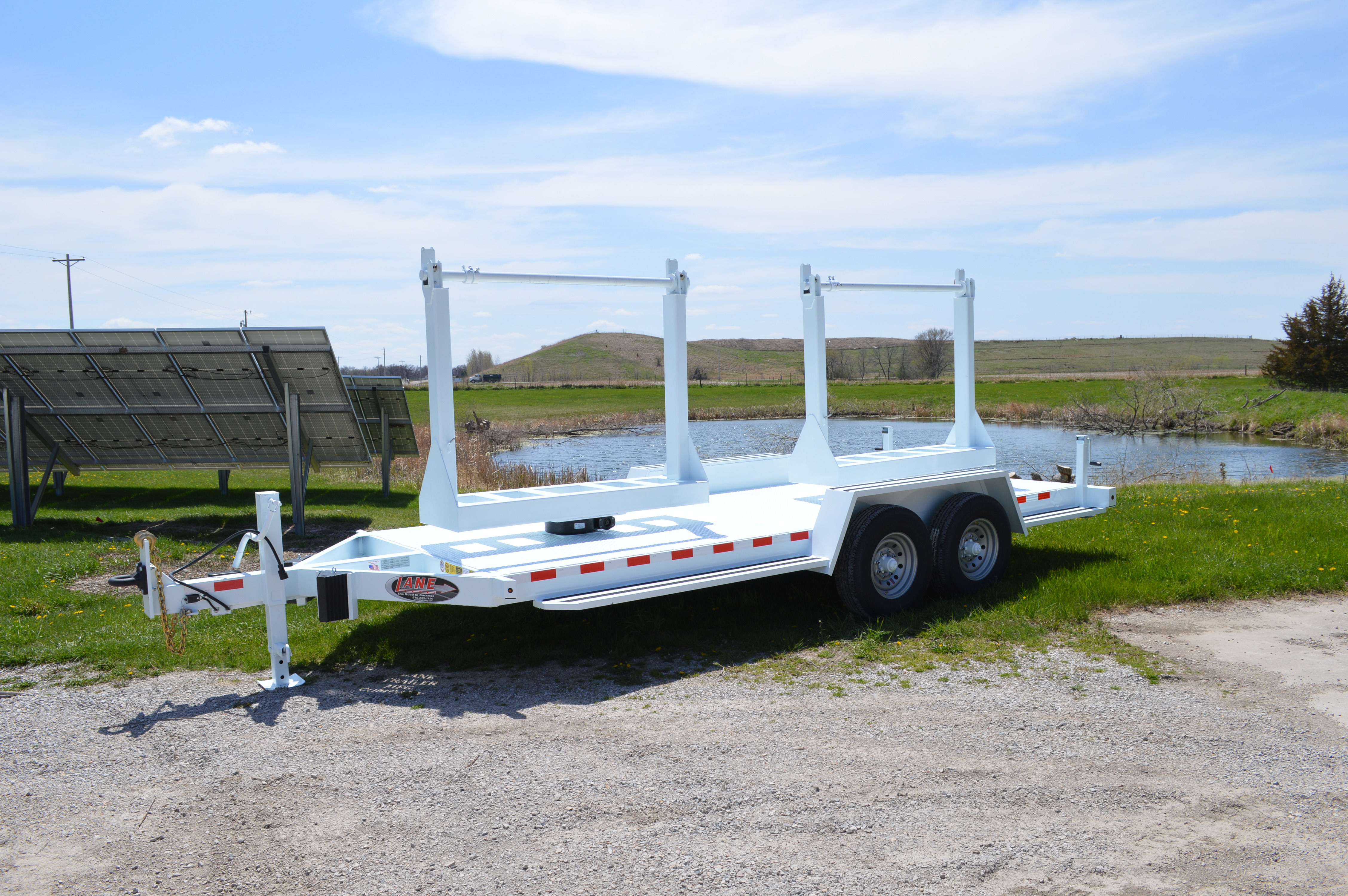 Double Turret Reel Trailer