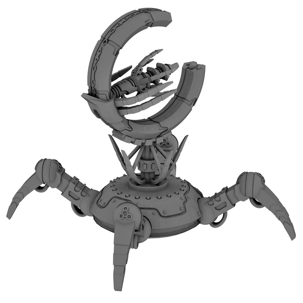 Thumbnail: Eternal dynasty crawler sentry turret Sci Fi Miniature