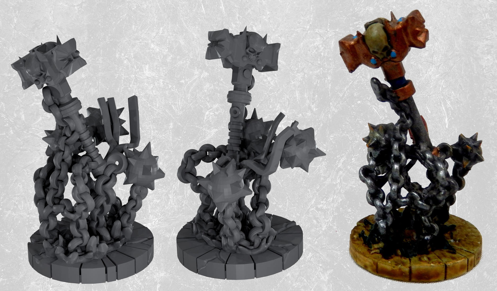 Hammer spiritual weapon for D&D/tabletop games.