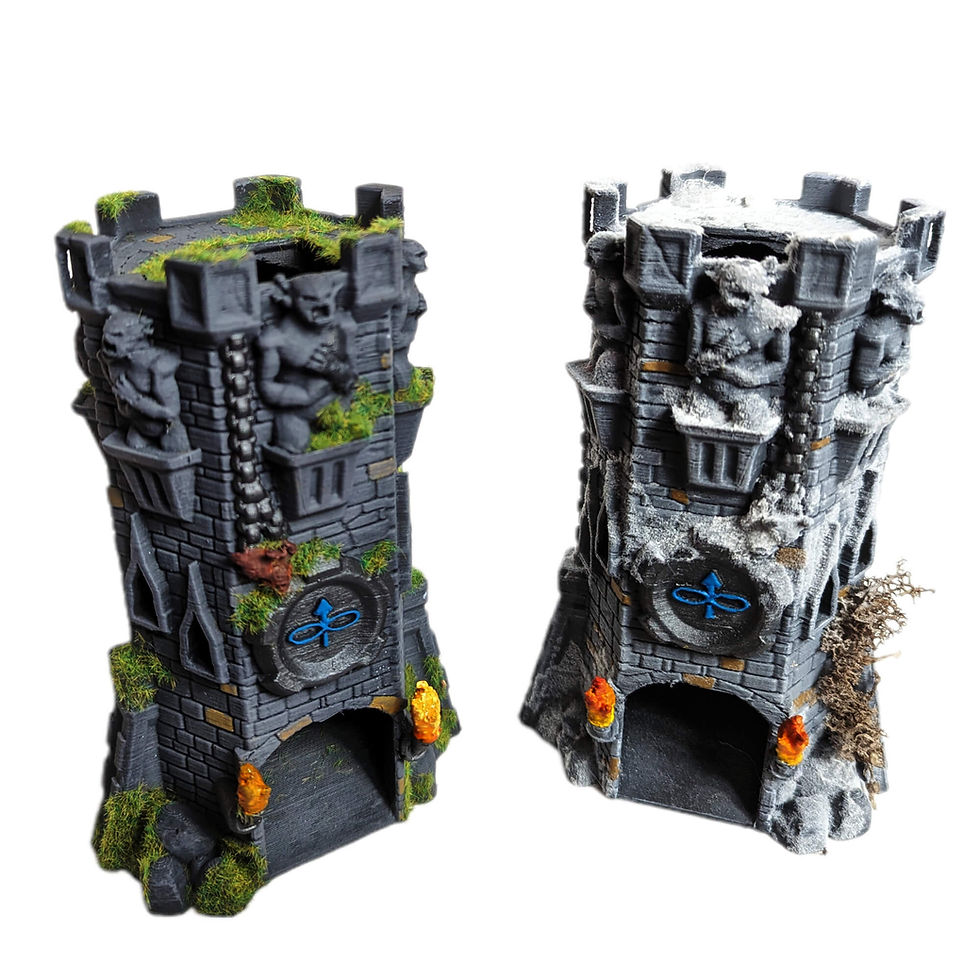 Thumbnail: Gargoyles rest fantasy dice tower