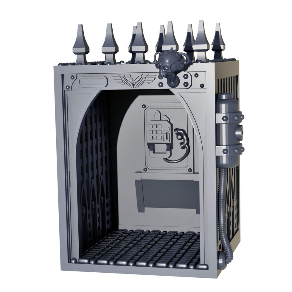 Thumbnail: Gothic sci-fi terrain with spires and arched entry