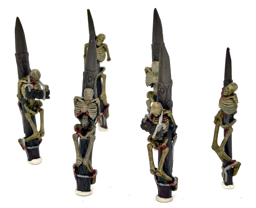 Thumbnail: Impaled Skeletons - Shadowfey Wilds | Resin Miniatures | Terrain Wargaming