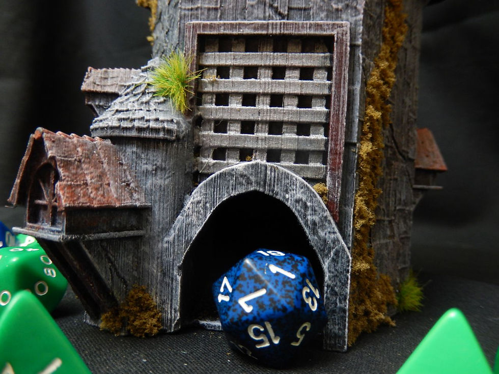 Thumbnail: Wizards keep dice tower with dice storage compartment