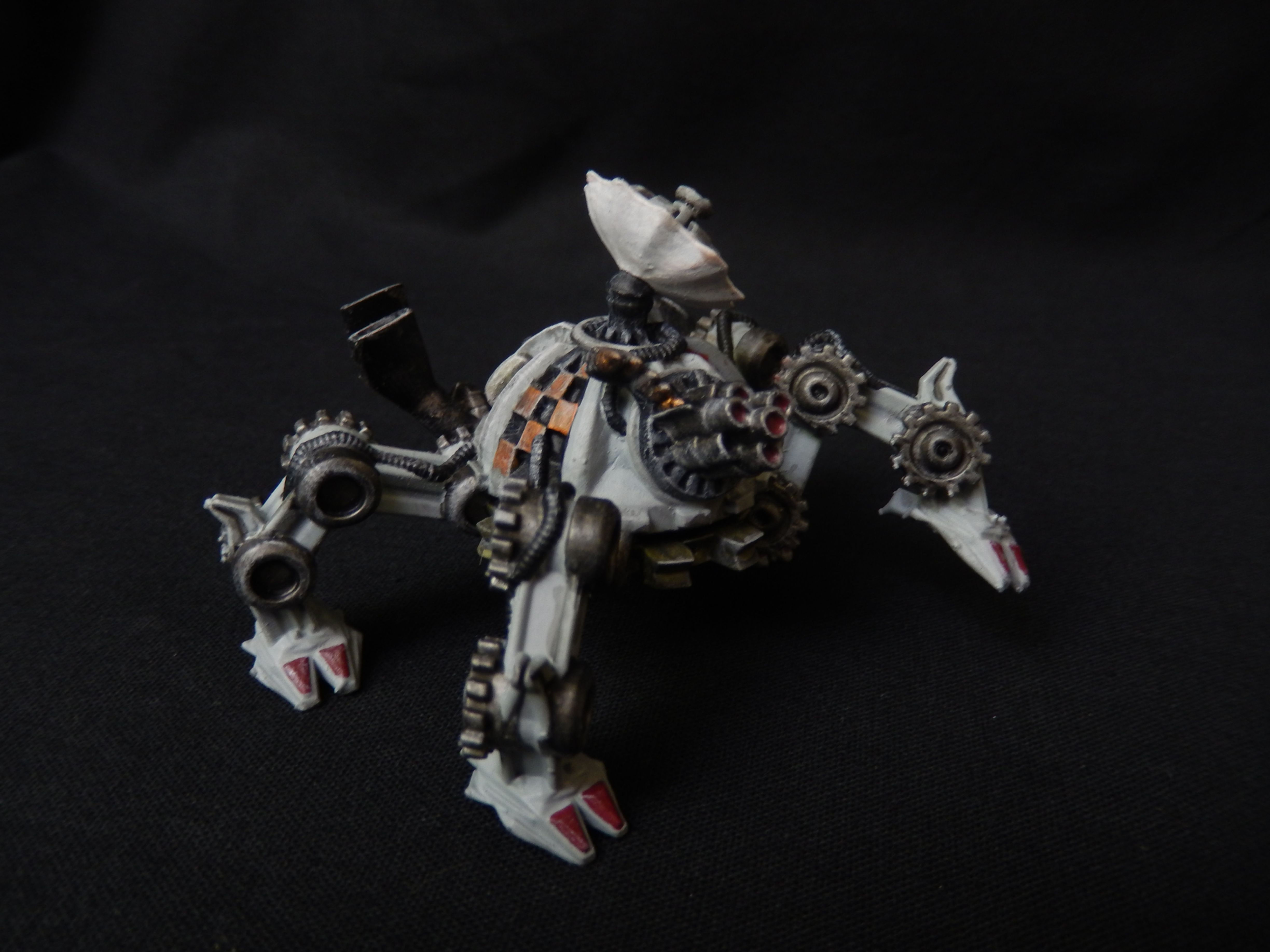 Gun tank, robotic mech miniature